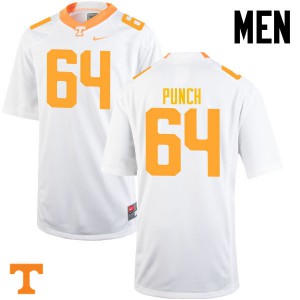 #64 Logan Punch Tennessee Men Official Jersey White
