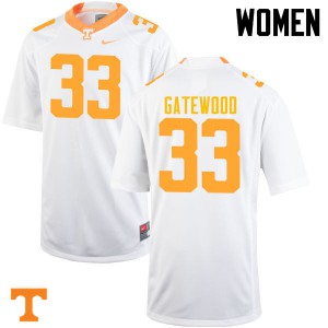 #33 MaLeik Gatewood Tennessee Vols Women Player Jersey White