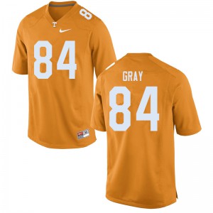 #84 Maleik Gray Tennessee Vols Men Stitched Jerseys Orange