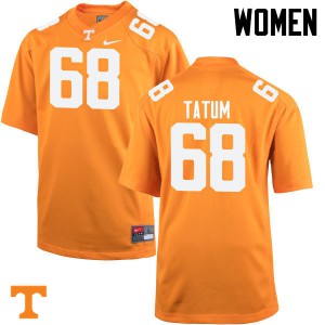 #68 Marcus Tatum Vols Women Official Jersey Orange
