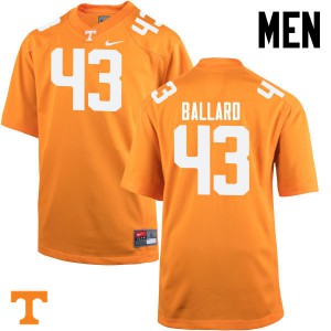 #43 Matt Ballard Vols Men Player Jerseys Orange