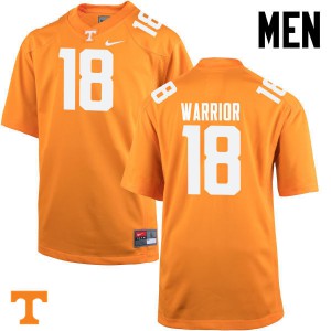 #18 Nigel Warrior Vols Men University Jerseys Orange