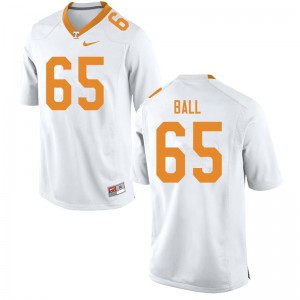 #65 Parker Ball Tennessee Men Stitched Jerseys White