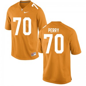 #70 RJ Perry Vols Men Stitched Jerseys Orange