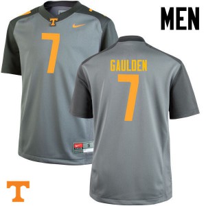 #7 Rashaan Gaulden Tennessee Vols Men College Jersey Gray