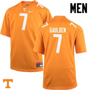 #7 Rashaan Gaulden UT Men Embroidery Jersey Orange