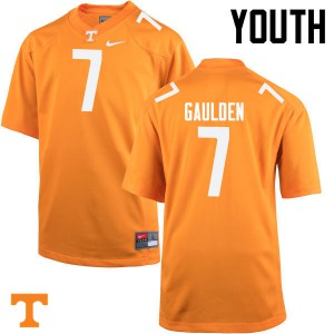 #7 Rashaan Gaulden Tennessee Vols Youth University Jersey Orange