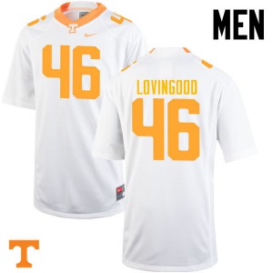 #46 Riley Lovingood Tennessee Vols Men Player Jerseys White
