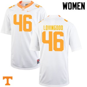 #46 Riley Lovingood Tennessee Women Official Jersey White