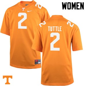 #2 Shy Tuttle Tennessee Vols Women Official Jerseys Orange