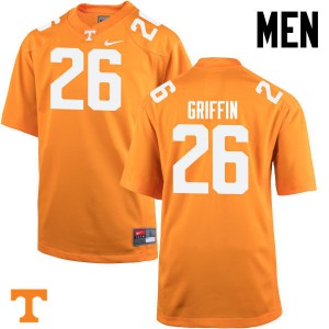 #26 Stephen Griffin UT Men College Jerseys Orange