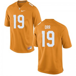 #19 Steven Orr UT Men Official Jerseys Orange