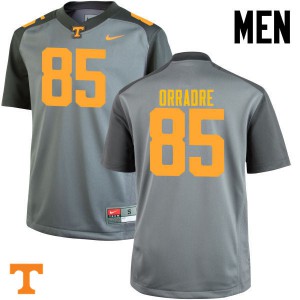 #85 Thomas Orradre Tennessee Volunteers Men Player Jersey Gray