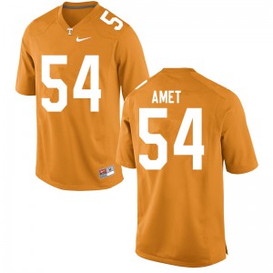 #54 Tim Amet UT Men University Jersey Orange