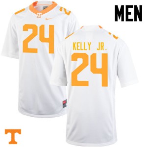 #24 Todd Kelly Jr. Tennessee Men High School Jersey White