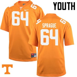 #64 Tommy Sprague UT Youth Alumni Jerseys Orange