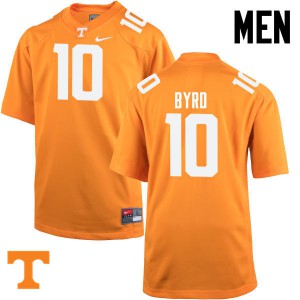 #10 Tyler Byrd Tennessee Vols Men Player Jersey Orange