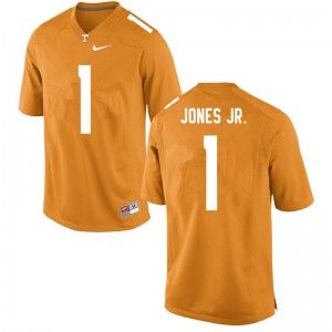 #1 Velus Jones Jr. Tennessee Men Player Jersey Orange