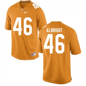 #46 Will Albright Vols Men Stitched Jersey Orange