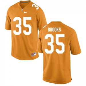 #35 Will Brooks Tennessee Men Stitched Jerseys Orange