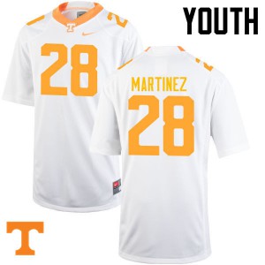 #28 Will Martinez UT Youth High School Jersey White