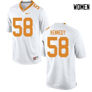 #58 Brandon Kennedy UT Women Player Jerseys White
