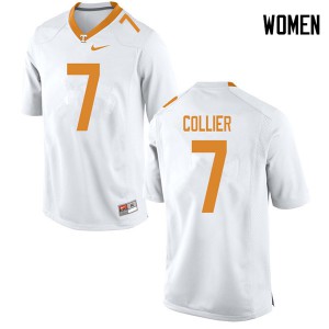 #7 Bryce Collier Vols Women Player Jerseys White