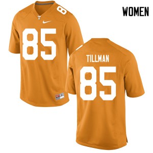 #85 Cedric Tillman Tennessee Volunteers Women Official Jersey Orange