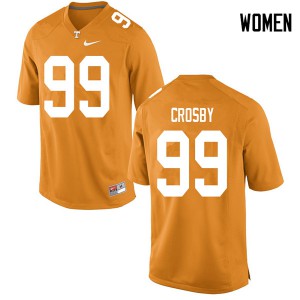 #99 Eric Crosby Tennessee Vols Women High School Jersey Orange