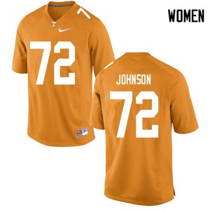 #72 Jahmir Johnson UT Women Alumni Jerseys Orange