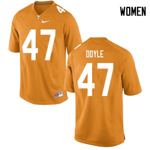 #47 Joe Doyle Tennessee Vols Women Official Jerseys Orange