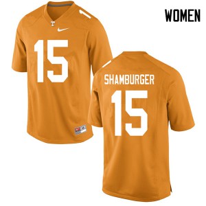 #15 Shawn Shamburger UT Women Stitch Jersey Orange
