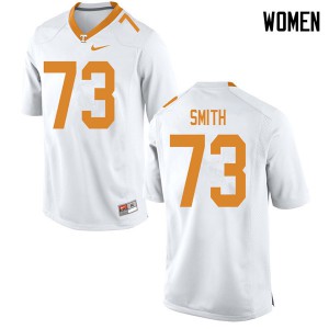 #73 Trey Smith Tennessee Women College Jersey White