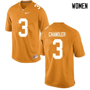 #3 Ty Chandler Tennessee Women Player Jerseys Orange