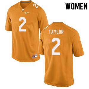 #2 Alontae Taylor Tennessee Women Official Jerseys Orange