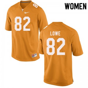 #82 Jackson Lowe Tennessee Vols Women Alumni Jerseys Orange