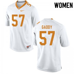 #57 Nyles Gaddy Tennessee Women Official Jersey White