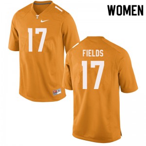 #17 Tyus Fields Tennessee Women Official Jersey Orange