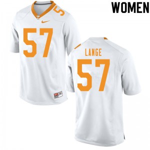#57 David Lange UT Women NCAA Jersey White