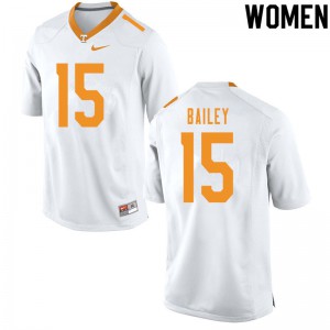 #15 Harrison Bailey Vols Women College Jersey White