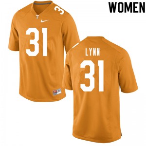 #31 Luke Lynn Tennessee Women Stitch Jersey Orange