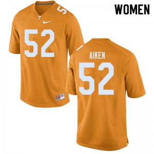 #52 Bryan Aiken Tennessee Volunteers Women Alumni Jerseys Orange