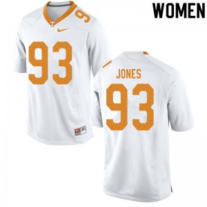 #93 Devon Jones Tennessee Women Alumni Jersey White