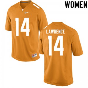 #14 Key Lawrence Tennessee Vols Women College Jerseys Orange