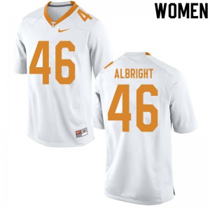 #46 Will Albright Tennessee Vols Women Official Jerseys White