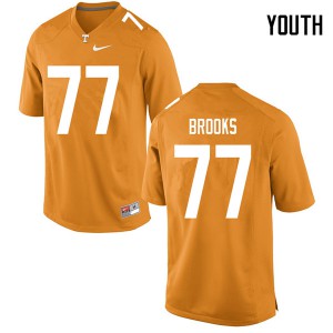 #77 Devante Brooks Tennessee Youth High School Jersey Orange