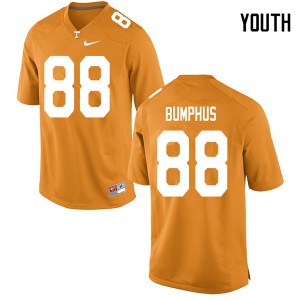#88 LaTrell Bumphus Tennessee Vols Youth High School Jerseys Orange