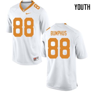 #88 LaTrell Bumphus UT Youth Stitch Jersey White