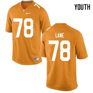 #78 Ollie Lane Vols Youth NCAA Jersey Orange