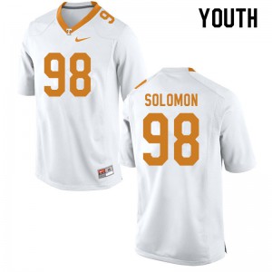 #98 Aubrey Solomon UT Youth Official Jerseys White